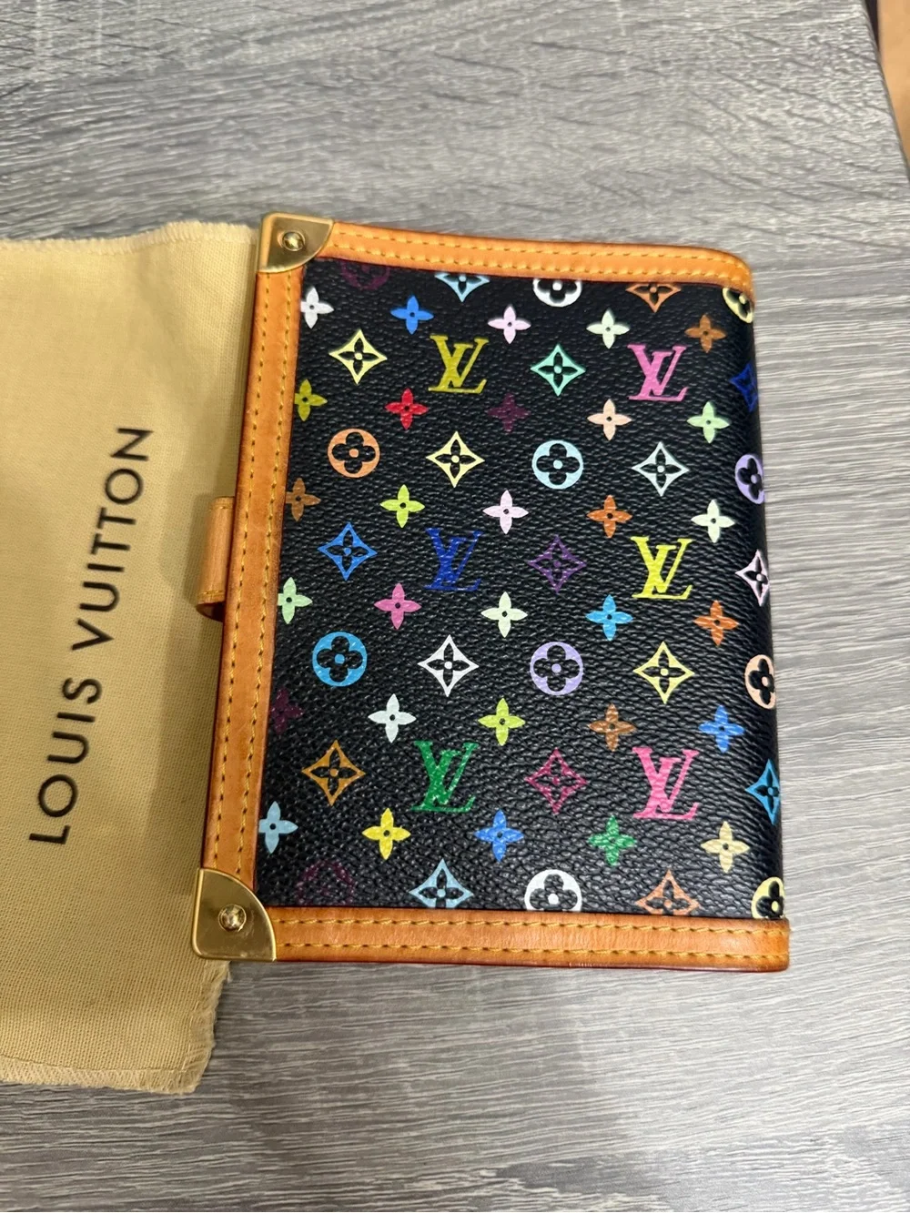 Vintage Louis Vuitton | Murakami Multicolor Agenda PM